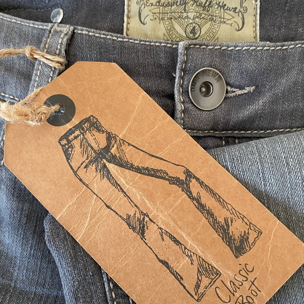 NWT gray wash Ruff Hewn Jeans